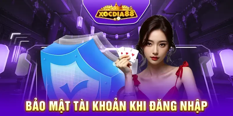 Bảo mật khi đăng nhập Xocdia88