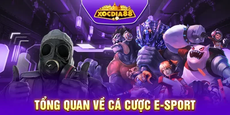 Tổng quan về cá cược Esports Xocdia88