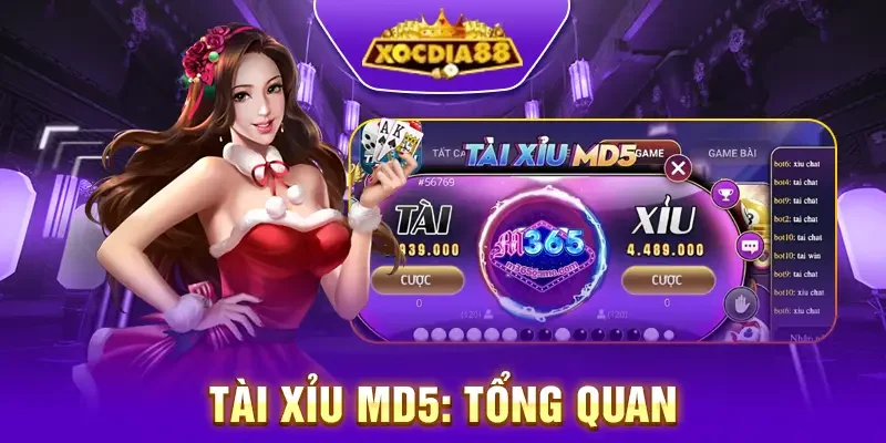 Tổng quan tài xỉu MD5 Xocdia88